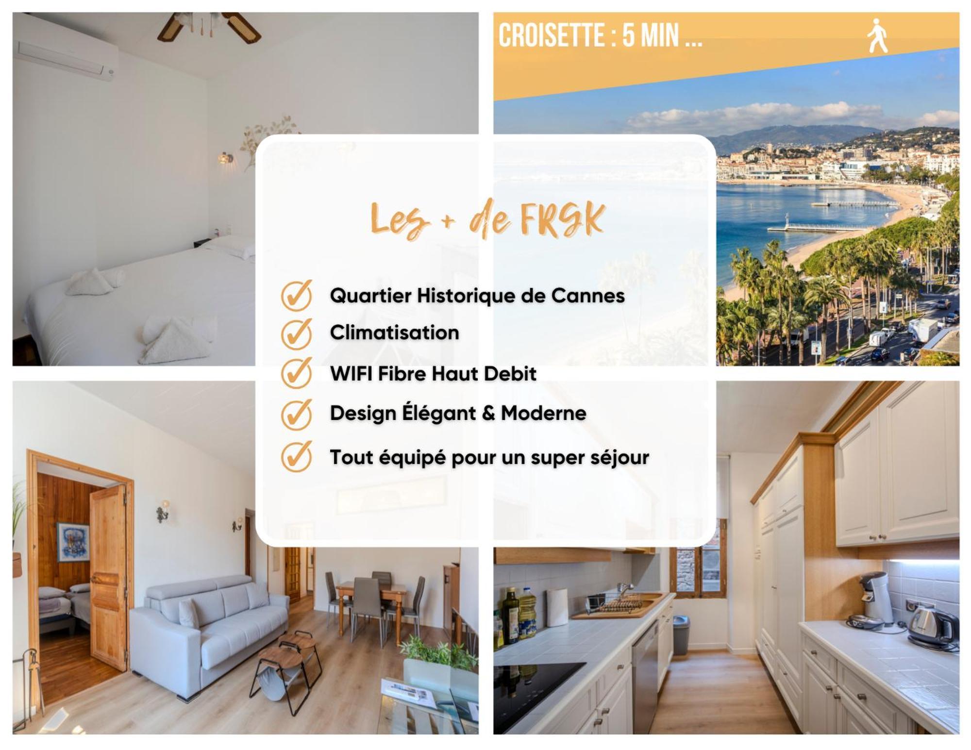 Frgk - 3 Bedrooms Historic Center Cannes